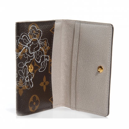 Louis Vuitton Monogram Dentelle Ludlow Wallet Silver 5 of 7