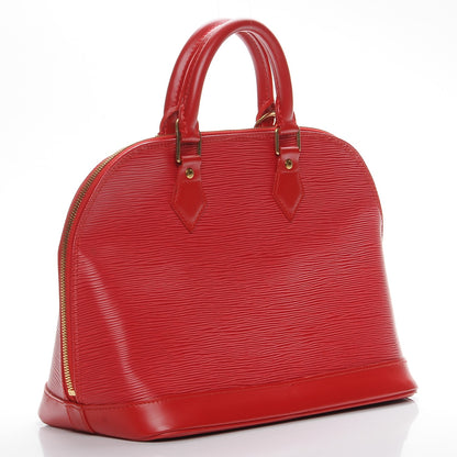 Louis Vuitton Epi Alma PM Castillan Red 3 of 7
