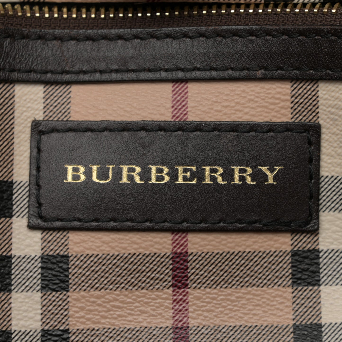 Haymarket Check Small Canterbury Tote Chocolate