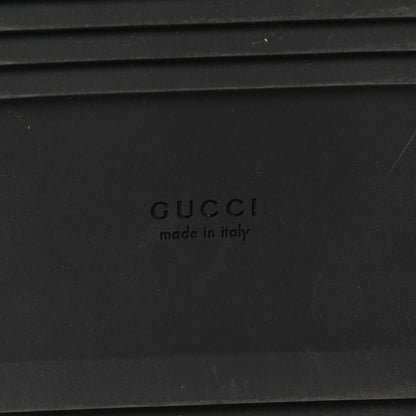 Gucci Jacquard Black Denim GG Monogram Angelina Platform 55mm Slide Sandals 39.5 Black Ivory 7 of 10