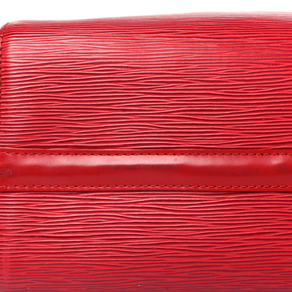 Louis Vuitton Epi Speedy 25 Castillan Red 11 of 15