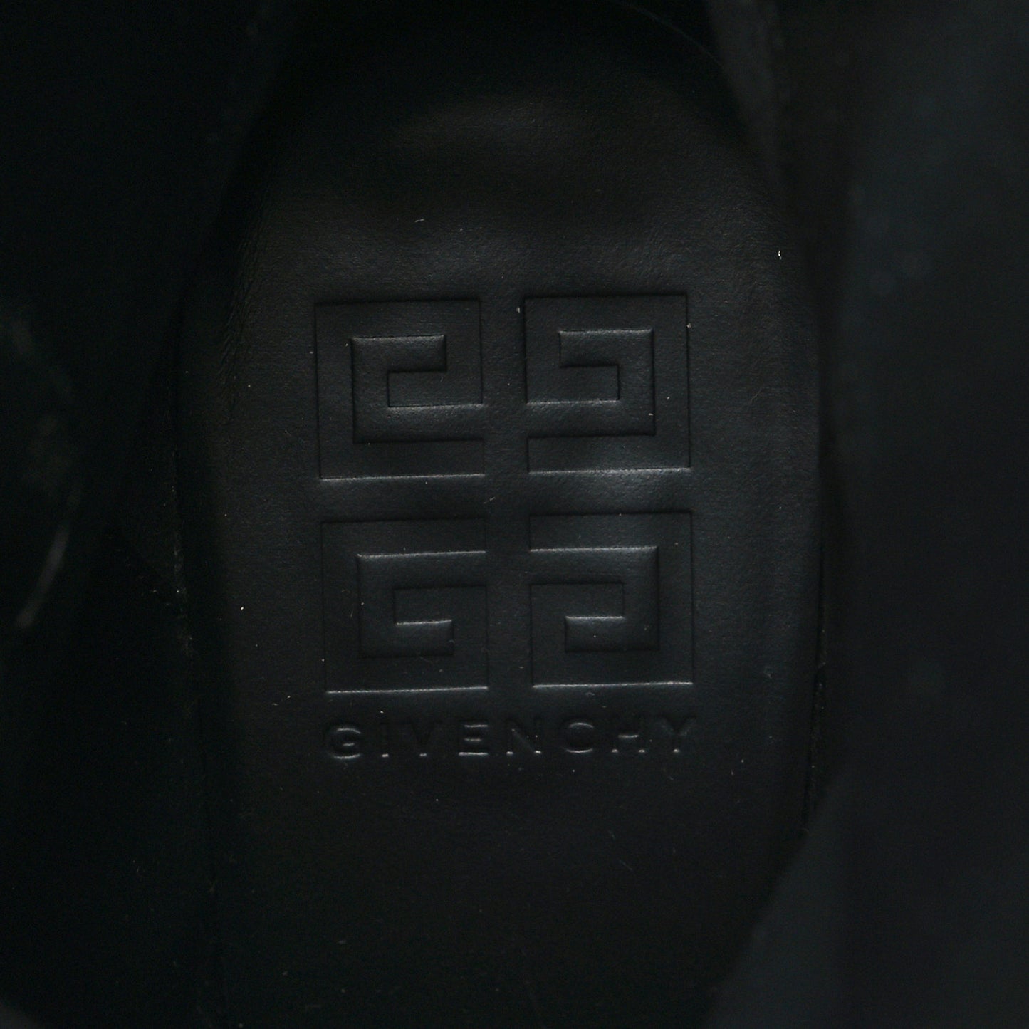 Calfskin Shark Lock Ankle Boots 37.5 Black
