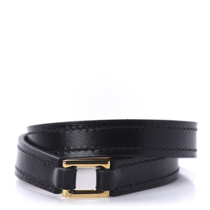 Hermes Box Rivale Double Tour Bracelet T2 Black 3 of 6