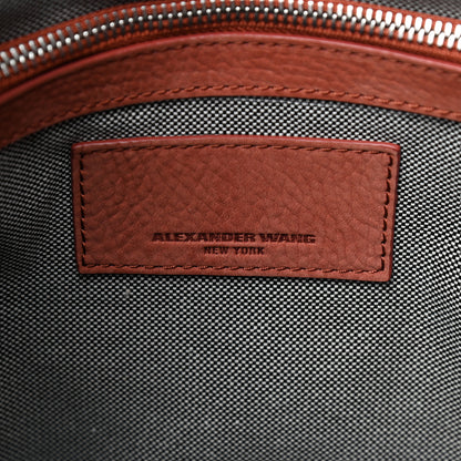 Alexander Wang Nubuck Darcy Hobo Terracotta Silver Hardware 8 of 9