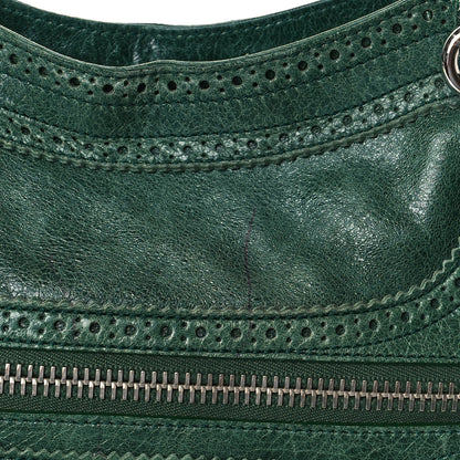 Balenciaga Agneau Giant Brogues Hardware City Evergreen 14 of 18