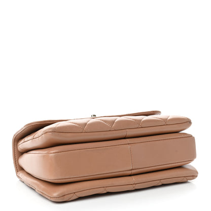 Chanel Lambskin Quilted Small Trendy CC Flap Dual Handle Bag Camel 3 of 4