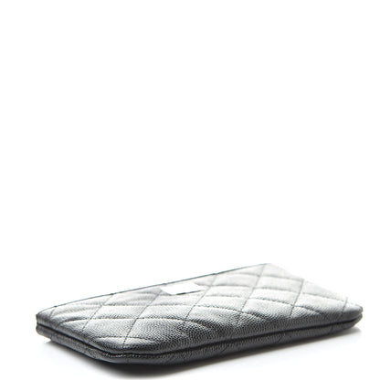 Chanel Caviar Quilted Small Cosmetic Case Black 4 of 8