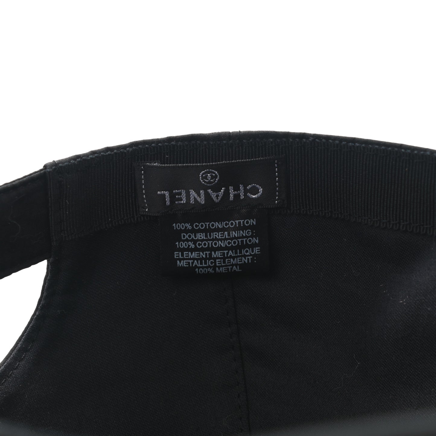 Cotton CC Cap Hat Black