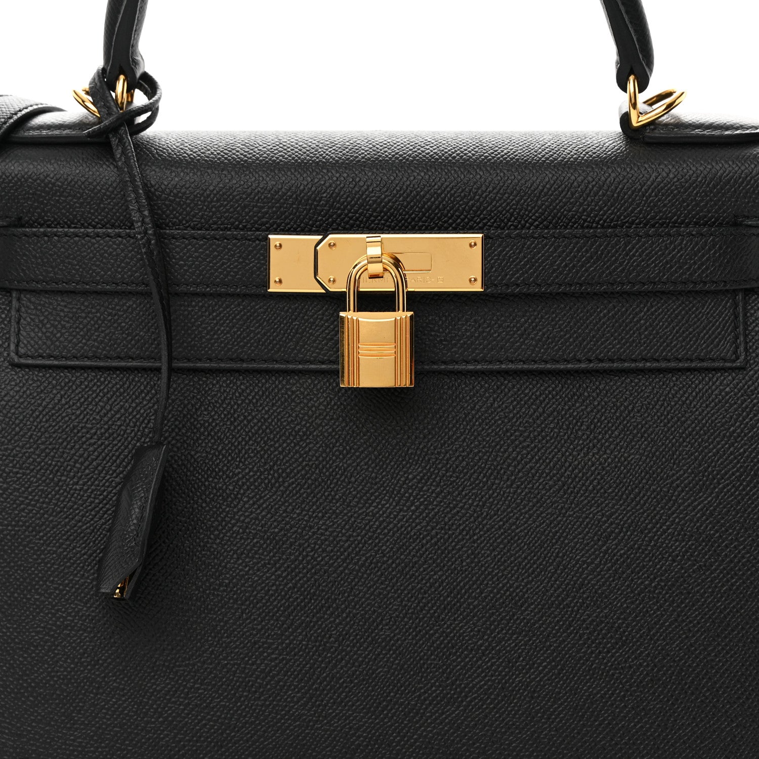 Hermes Epsom Kelly Sellier 28 Black 8 of 13