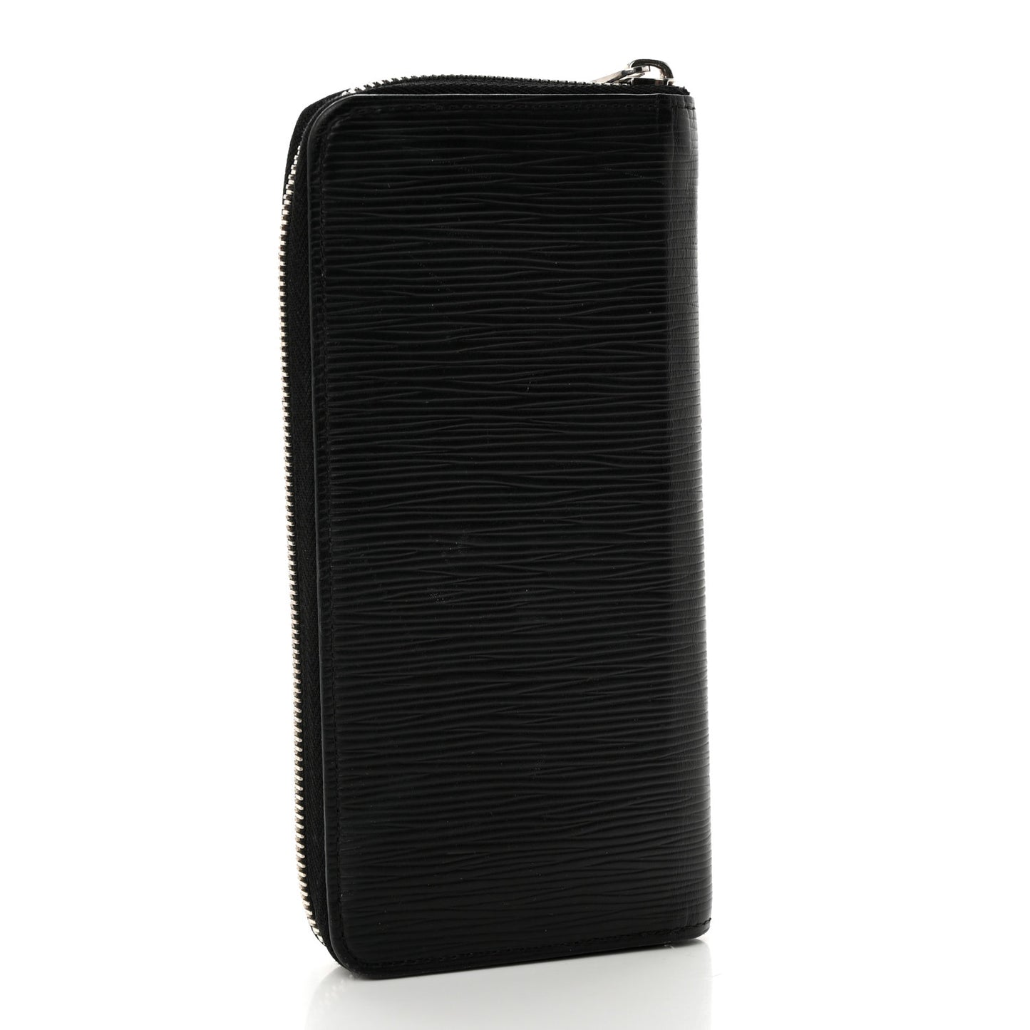Epi Zippy Vertical Wallet Black