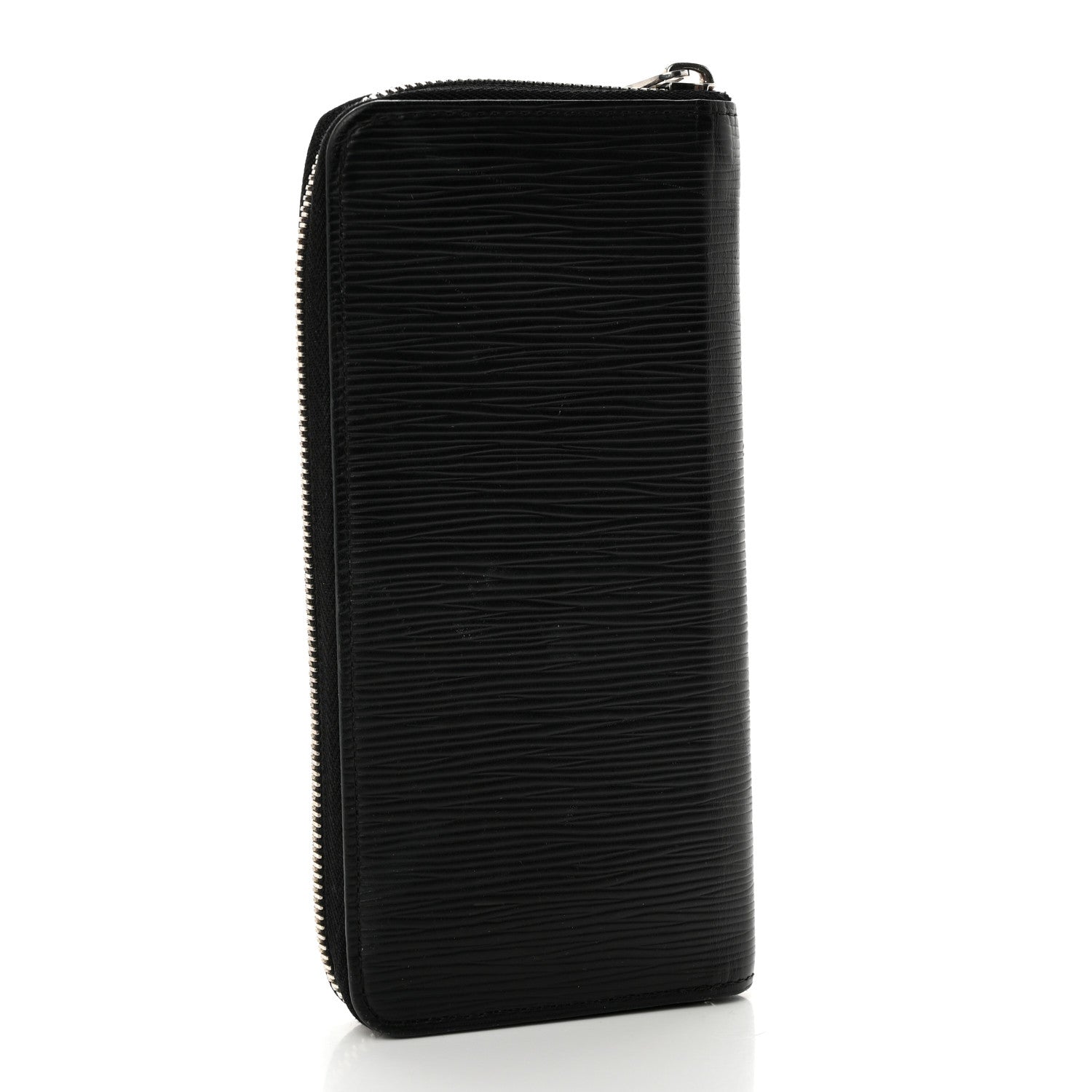 Louis Vuitton Epi Zippy Vertical Wallet Black 4 of 7