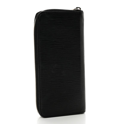 Louis Vuitton Epi Zippy Vertical Wallet Black 4 of 7