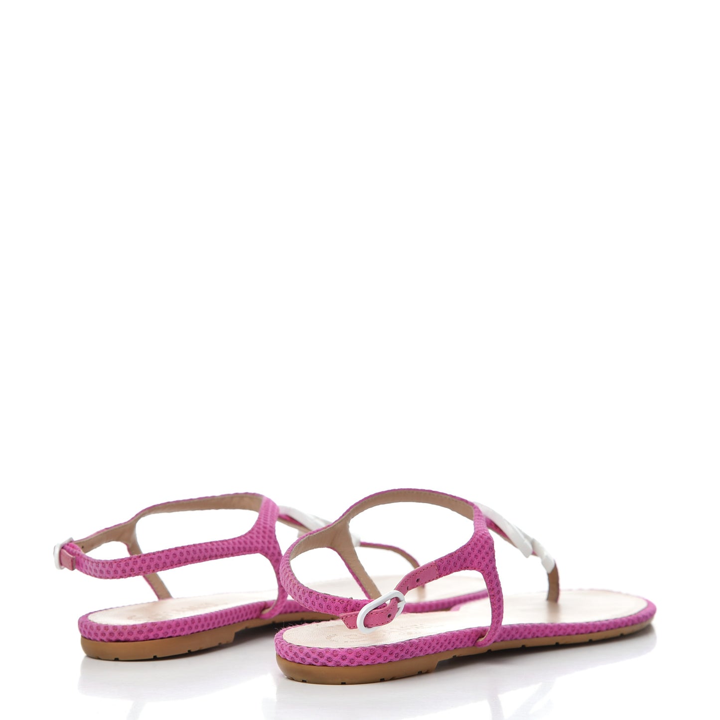 Mesh CC Thong Sandals 41 Fuchsia