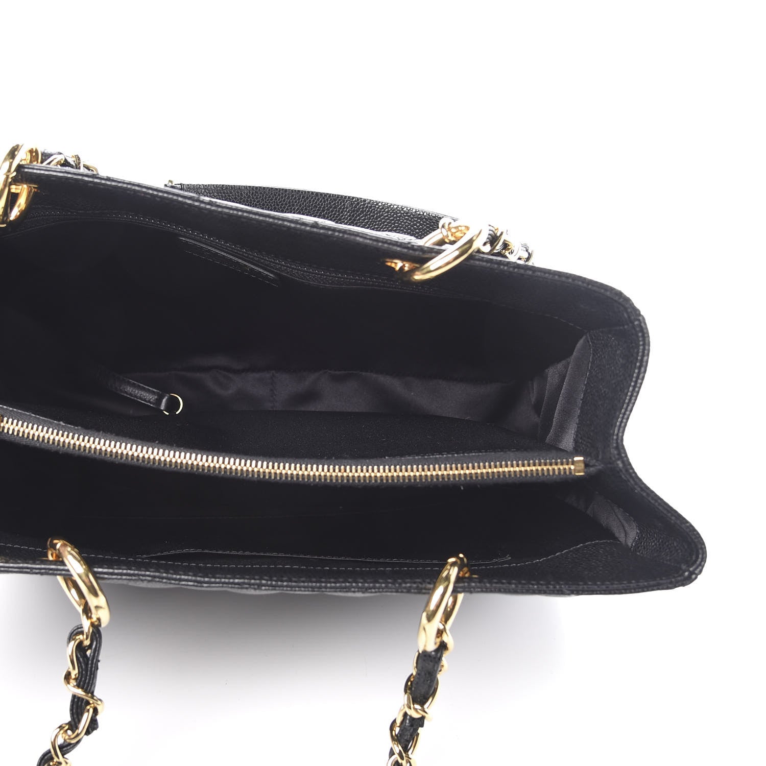 Chanel Caviar Quilted Grand Shopping Tote GST Black 5 of 14