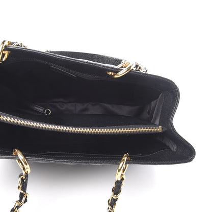 Chanel Caviar Quilted Grand Shopping Tote GST Black 5 of 14