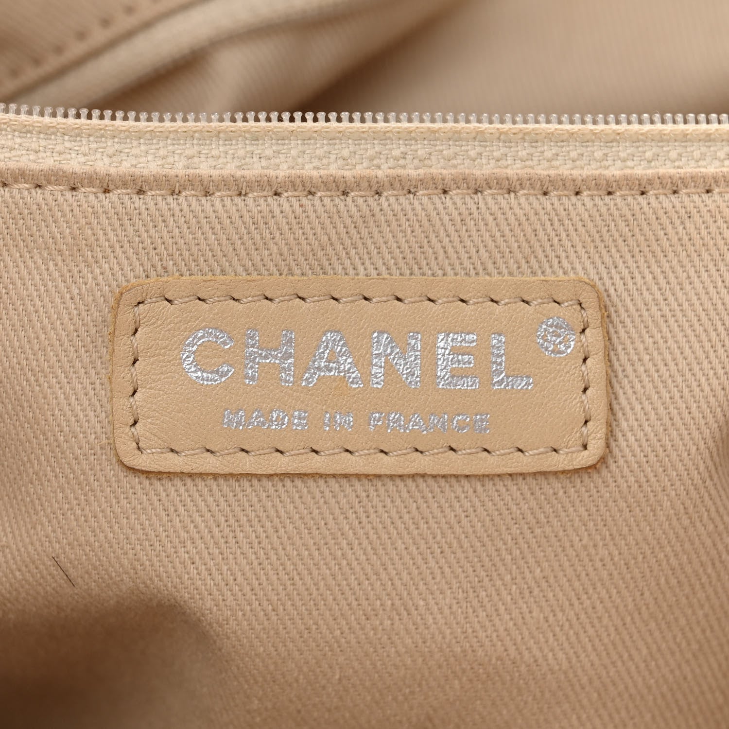 Chanel Caviar Executive Cerf Shopper Tote Beige 7 of 14