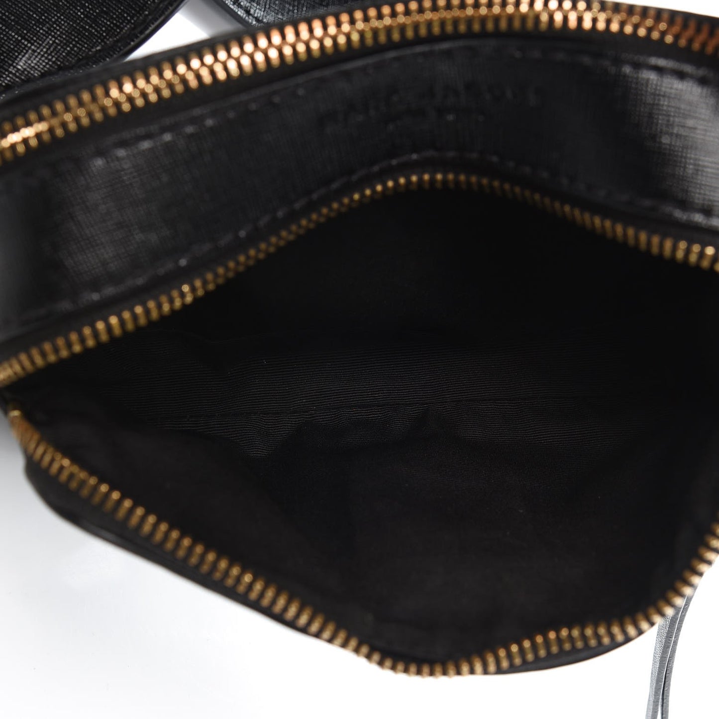 Saffiano Snapshot Camera Bag Black
