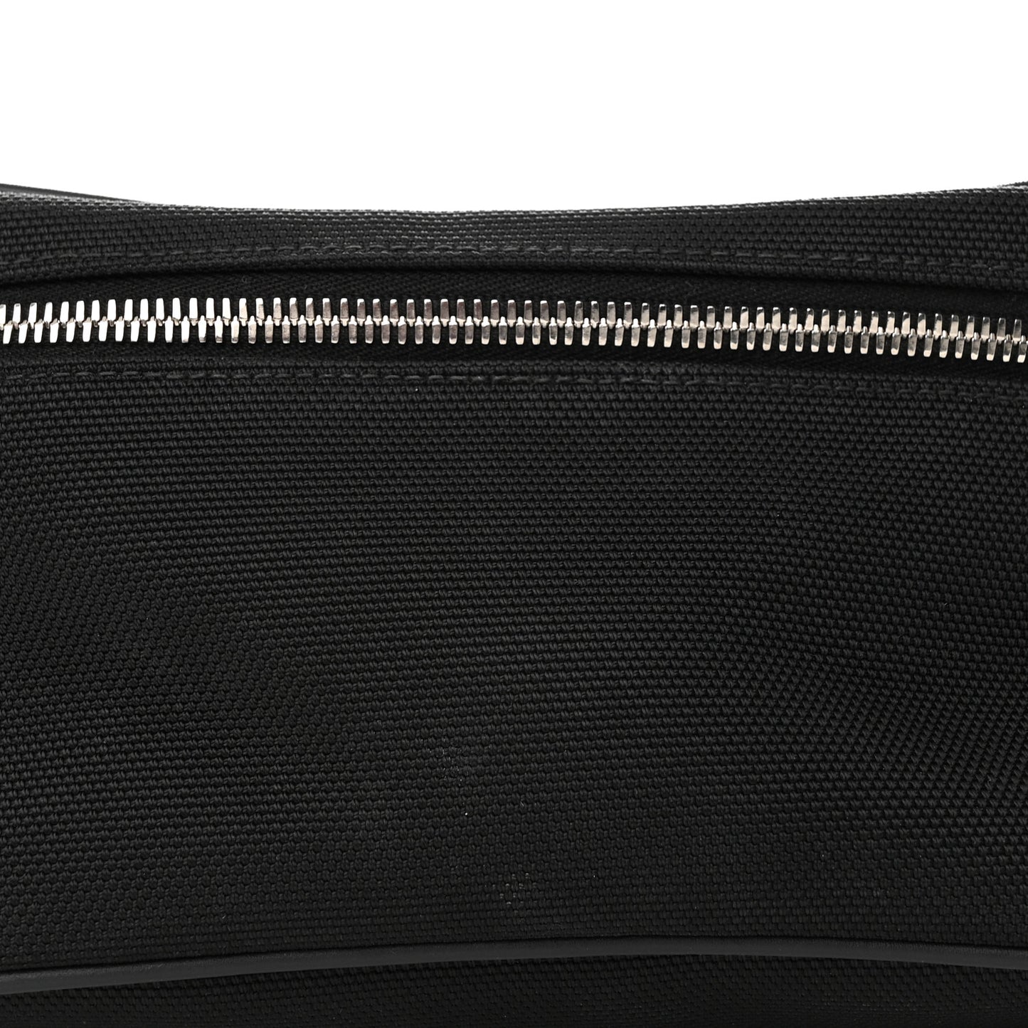 Techno Canvas Web Large Belt Bag Black