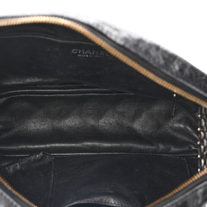 Chanel Metallic Aged Calfskin Quilted Medium Reissue Camera Case Black 5 of 14