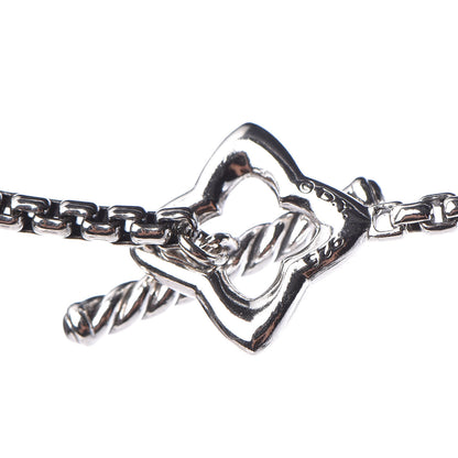 David Yurman Sterling Silver 25mm Quatrefoil Chain Necklace 5 of 5