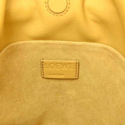 Loewe Calfskin Monochrome Flamenco Knot Clutch Pale Yellow Glaze 6 of 11