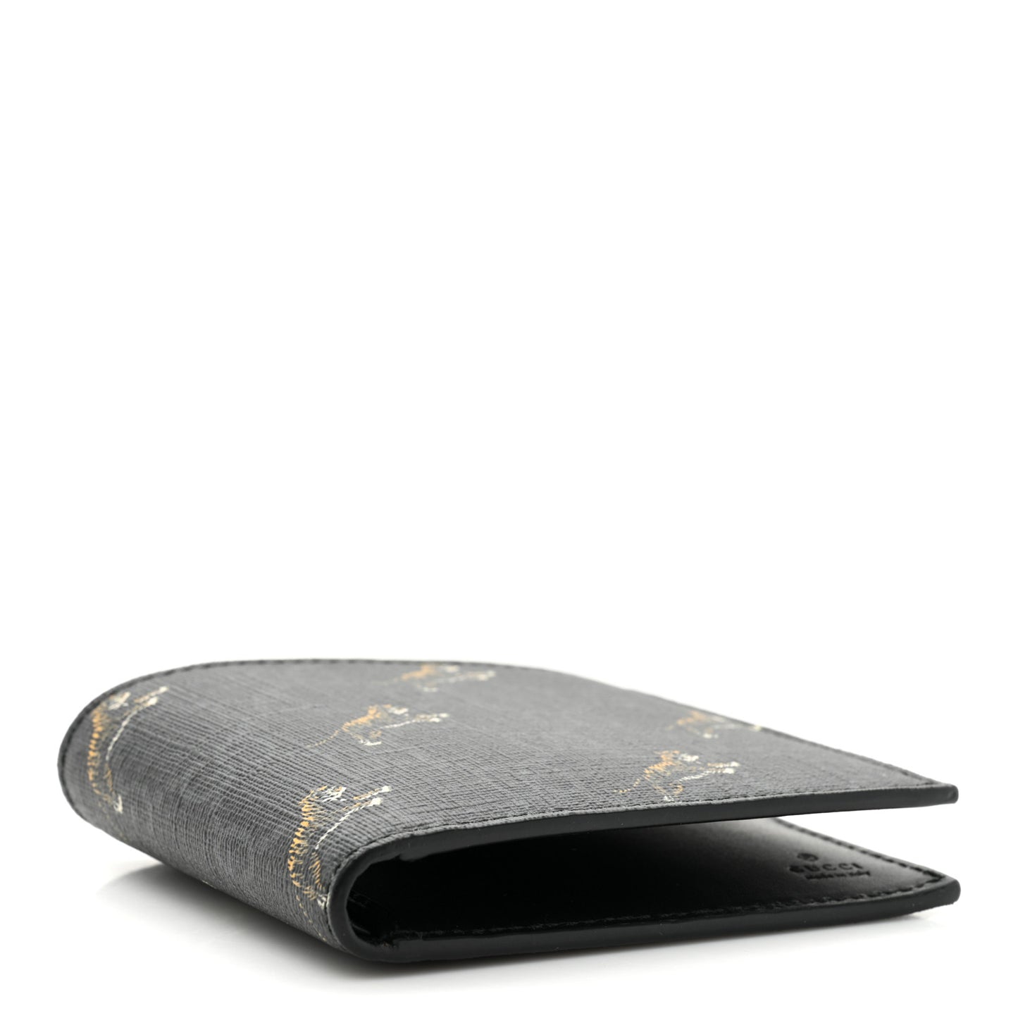 GG Supreme Monogram Tigers Wallet Black Multicolor