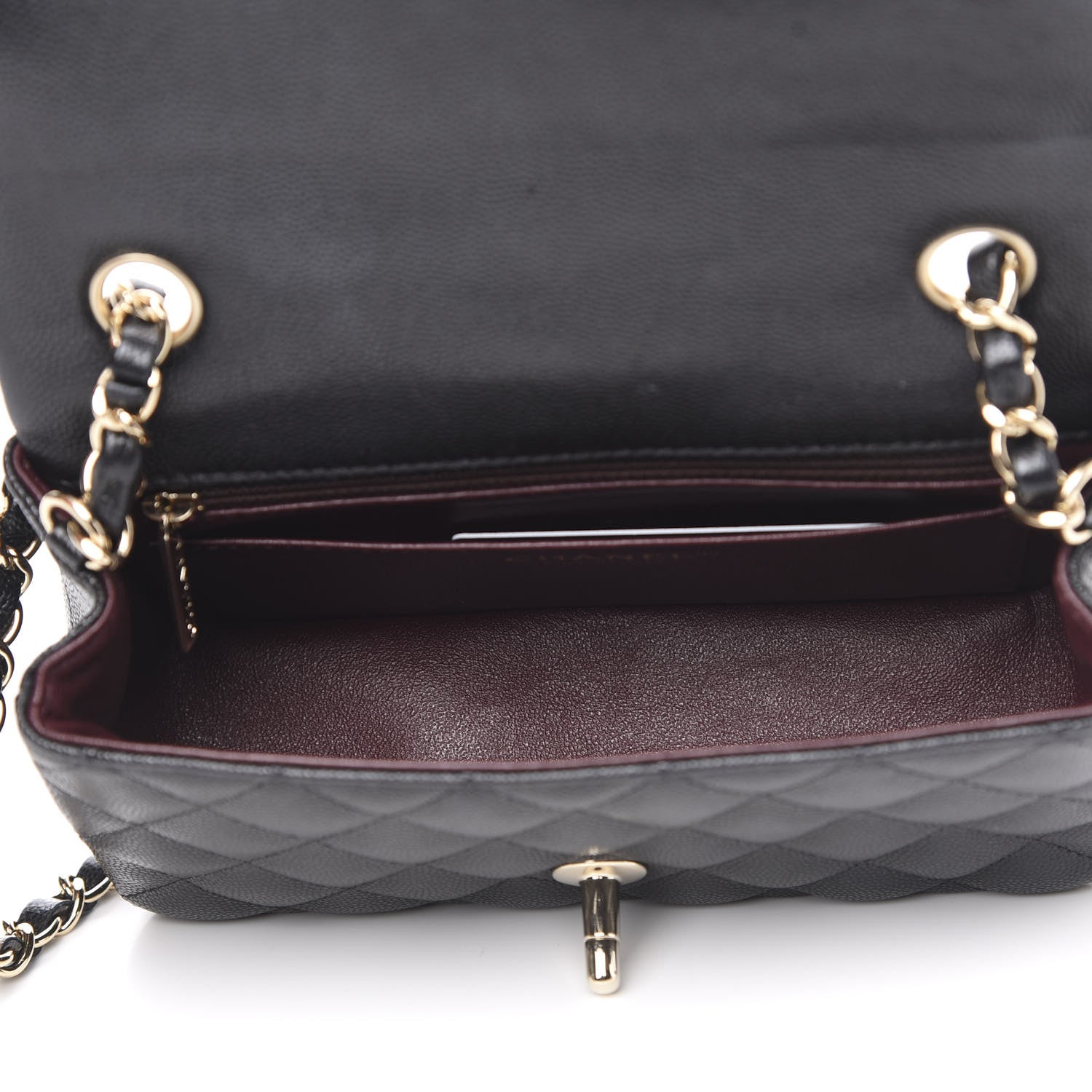 Chanel Caviar Quilted Mini Rectangular Flap Black 5 of 10