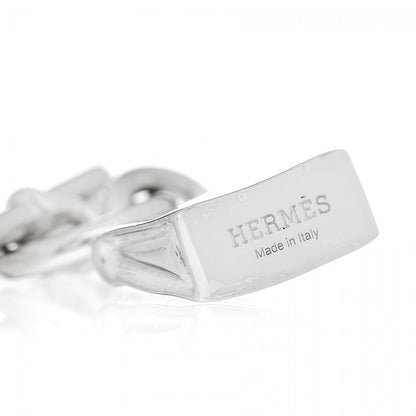 Hermes Sterling Silver Birkin Amulette Pendant Necklace 5 of 5