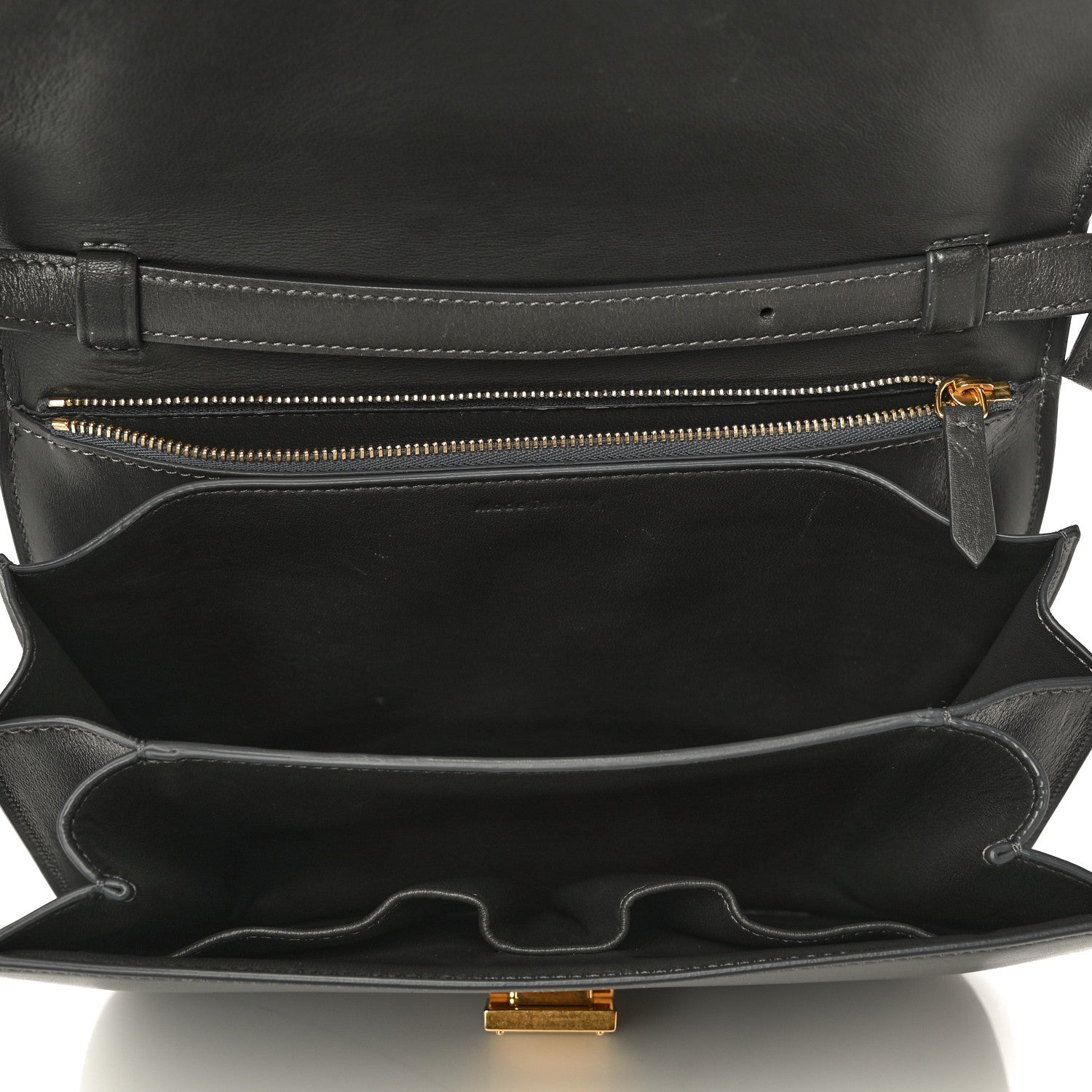 Celine Box Calfskin Medium Classic Box Flap Bag Grey 15 of 36