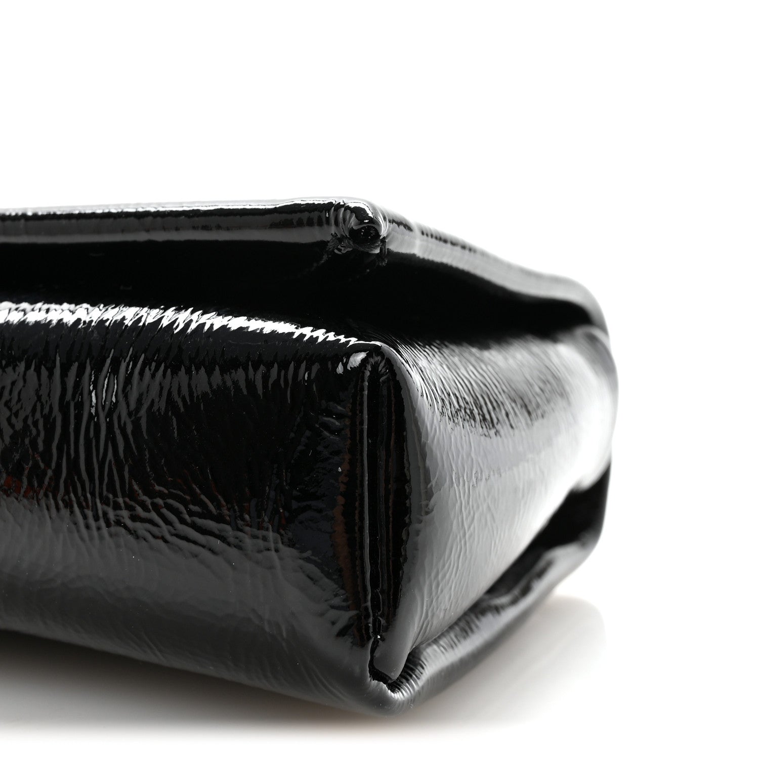 Christian Louboutin Naplak Patent Calfskin Monochrome Loubi54 Shoulder Bag Zaffiro 10 of 11