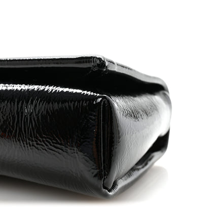 Christian Louboutin Naplak Patent Calfskin Monochrome Loubi54 Shoulder Bag Zaffiro 10 of 11