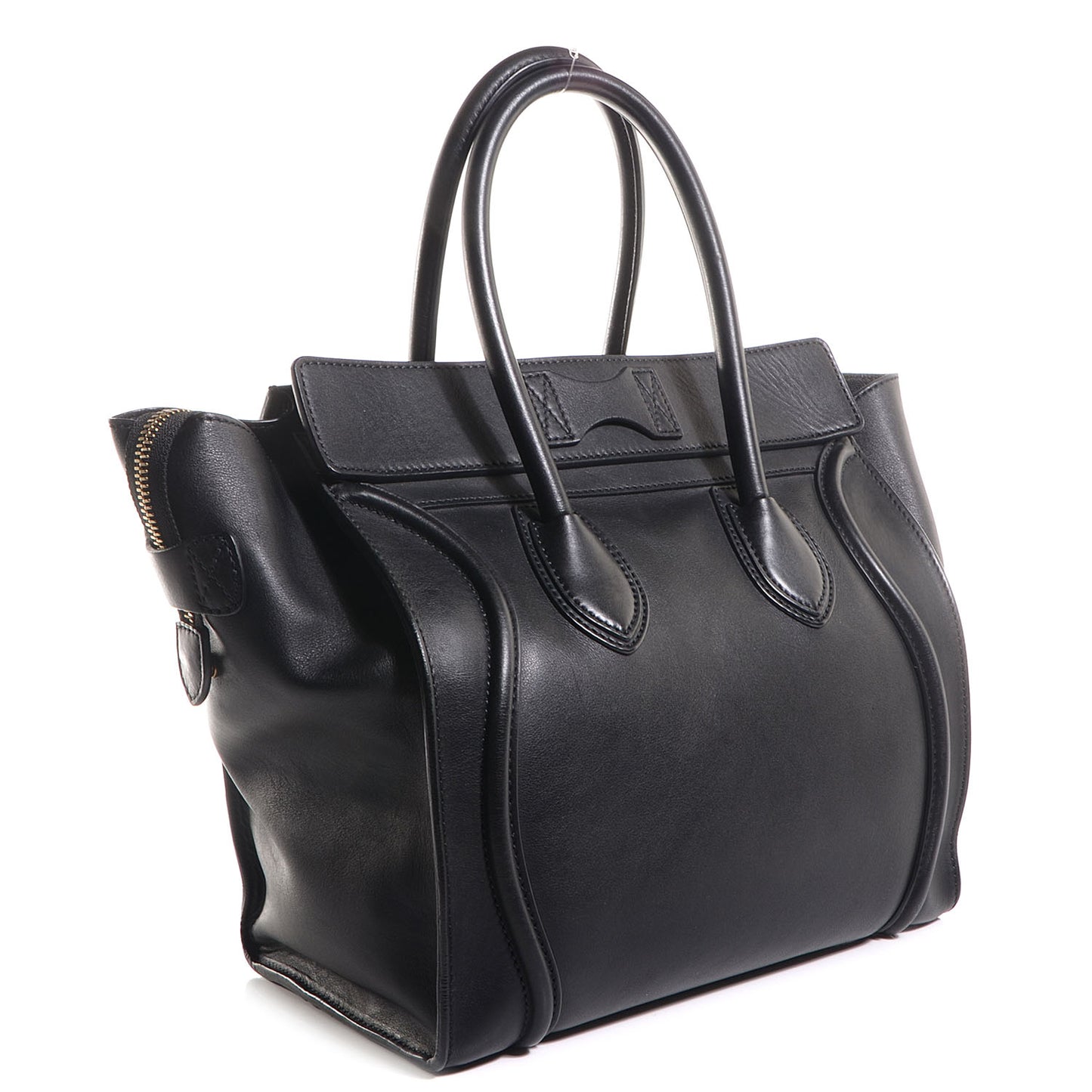 Smooth Calfskin Mini Luggage Black
