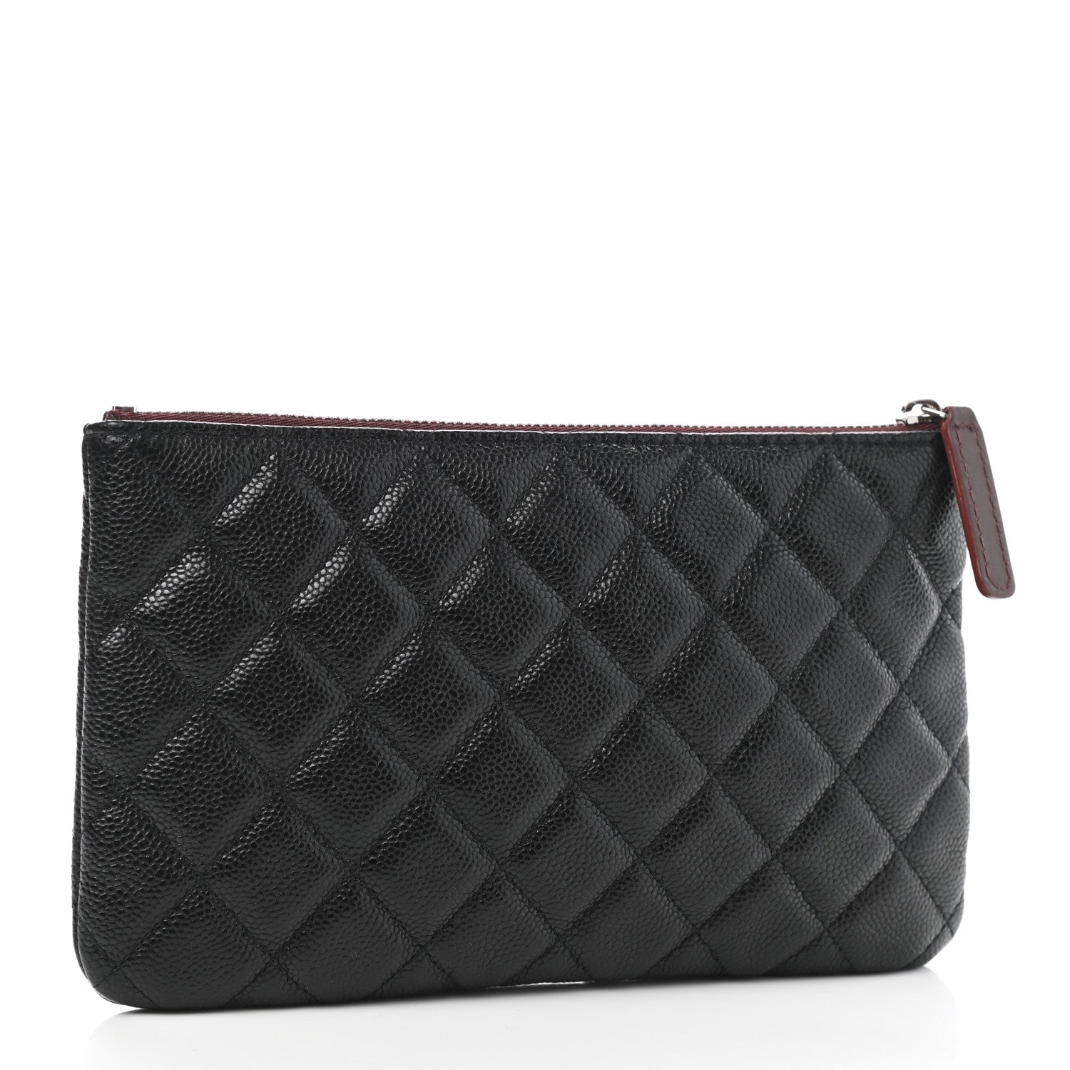 Chanel Caviar Quilted Cosmetic Case Black 3 of 7