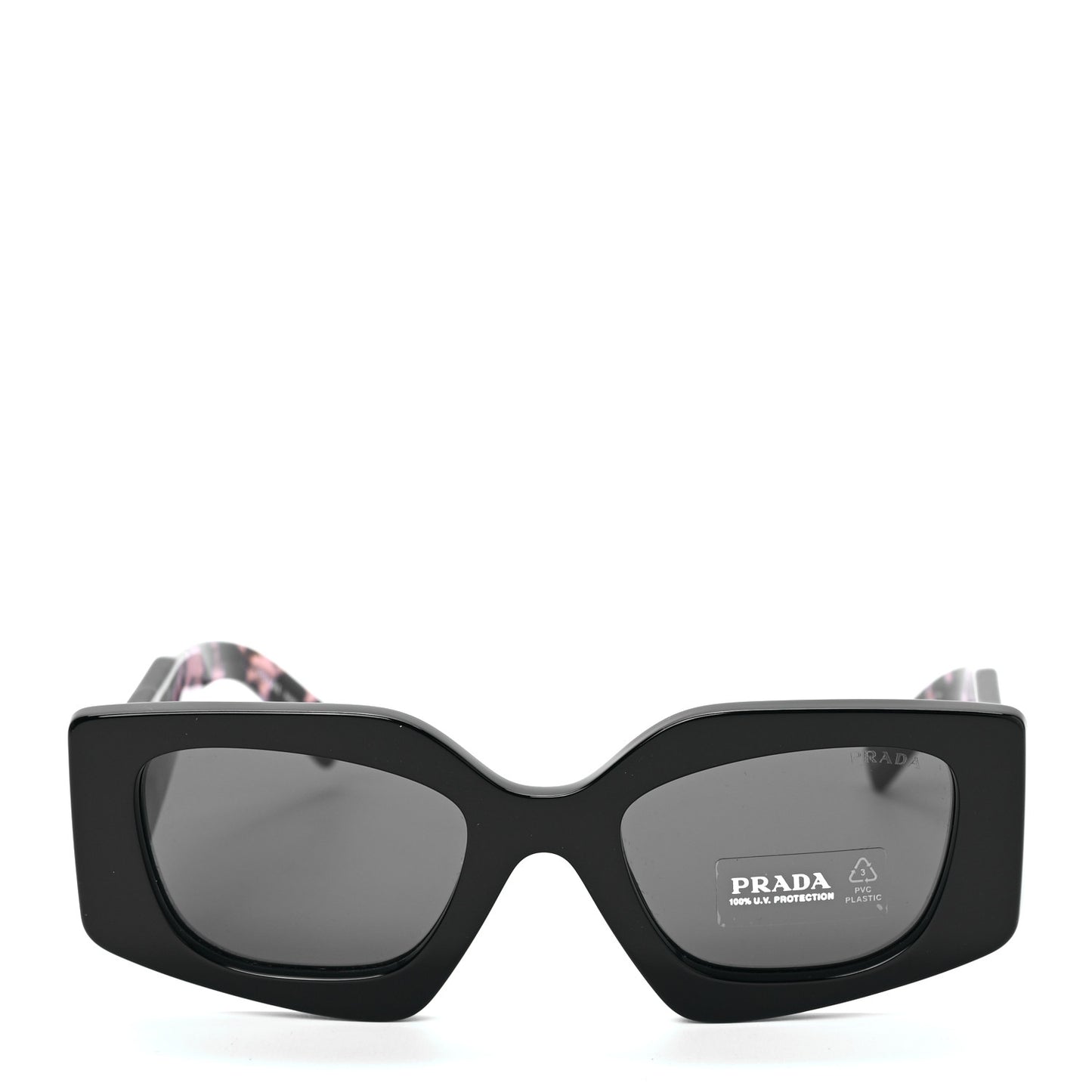 Acetate Square Sunglasses SPR 15YS Slate Gray