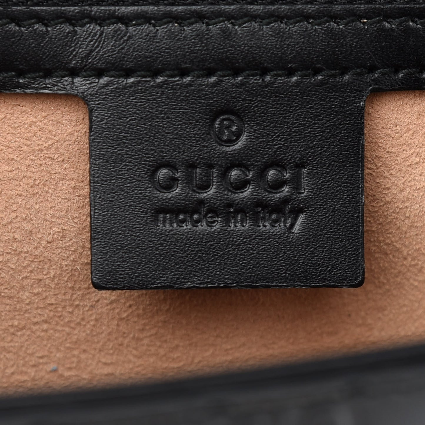 Guccissima Medium Padlock Shoulder Bag Black