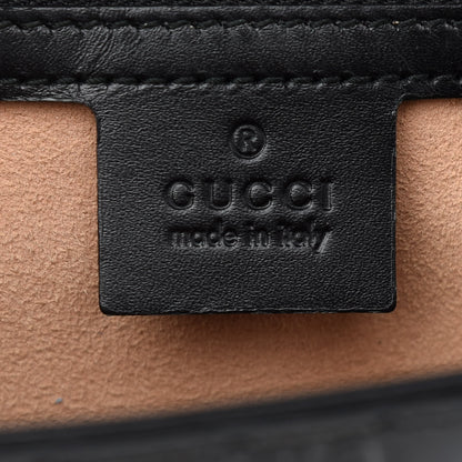Gucci Guccissima Medium Padlock Shoulder Bag Black 6 of 10