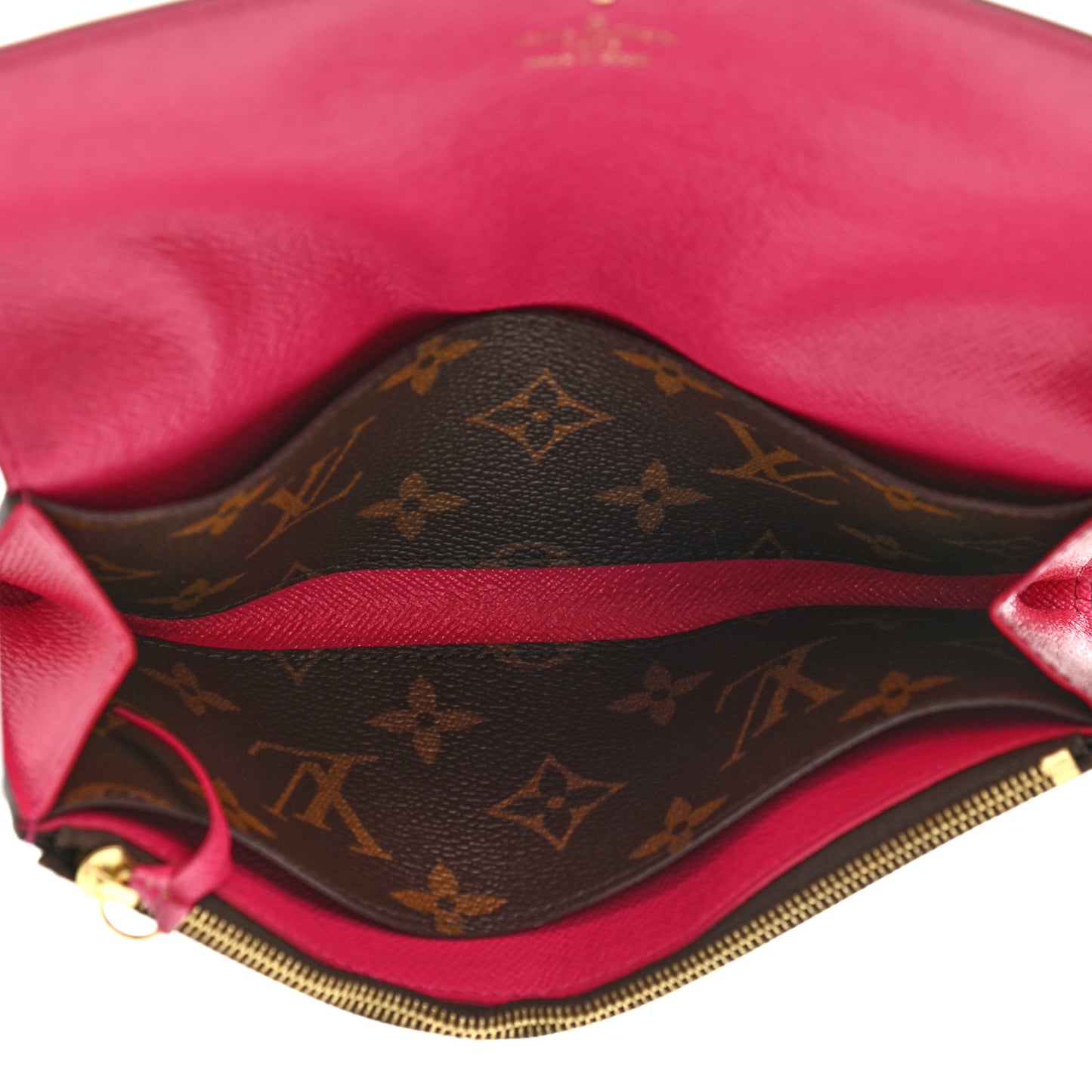 Monogram Emilie Wallet Fuchsia