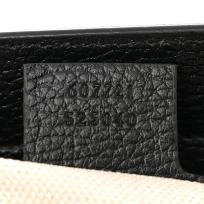 Gucci Pebbled Calfskin Large Soho Top Handle Satchel Black 7 of 10