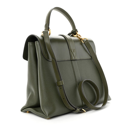 Louis Vuitton Grained Smooth Calfskin Rose Des Vents MM Khaki 3 of 10