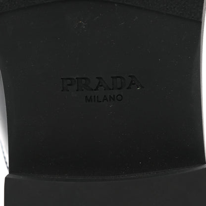 Prada Spazzolato Triangle 40mm Loafer Mules 40 Black 6 of 9