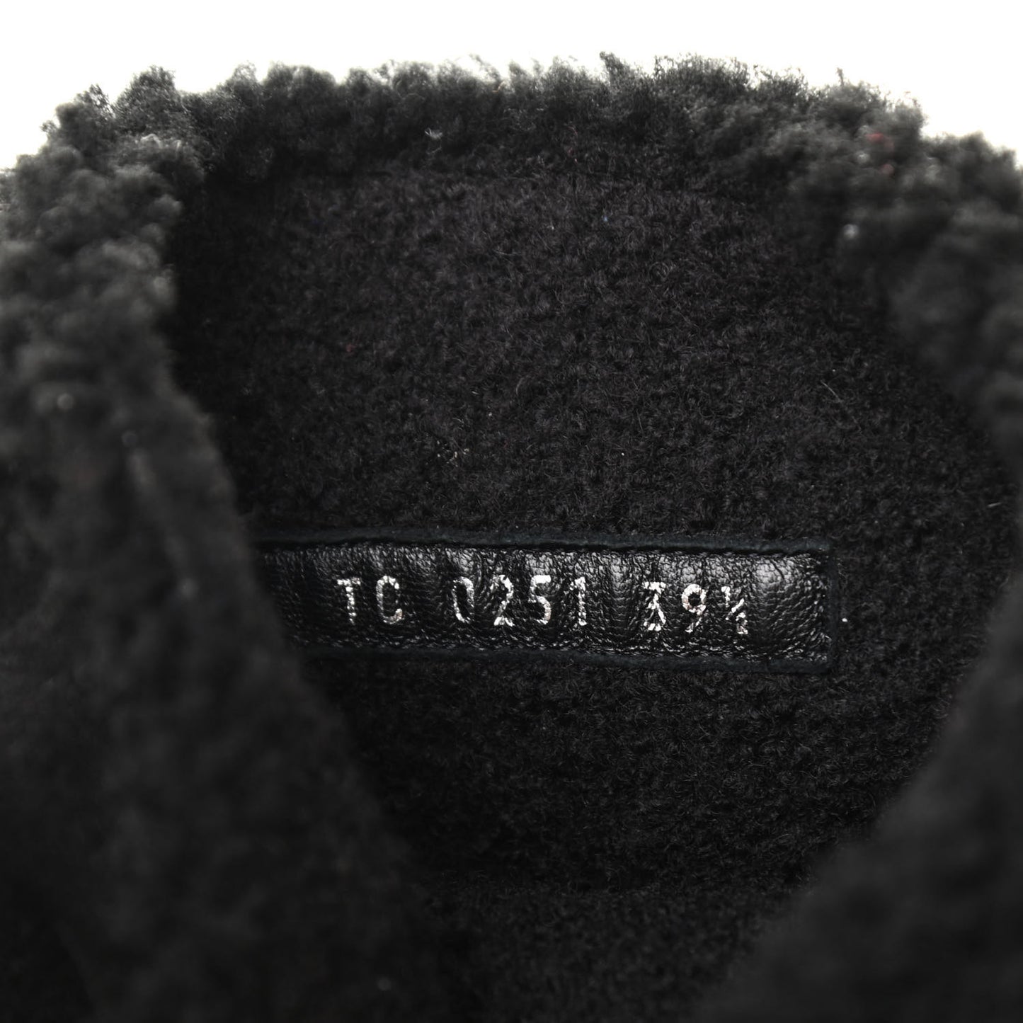 Suede Calfskin Shearling Snowdrop Flat Ankle Boot 39.5 Black
