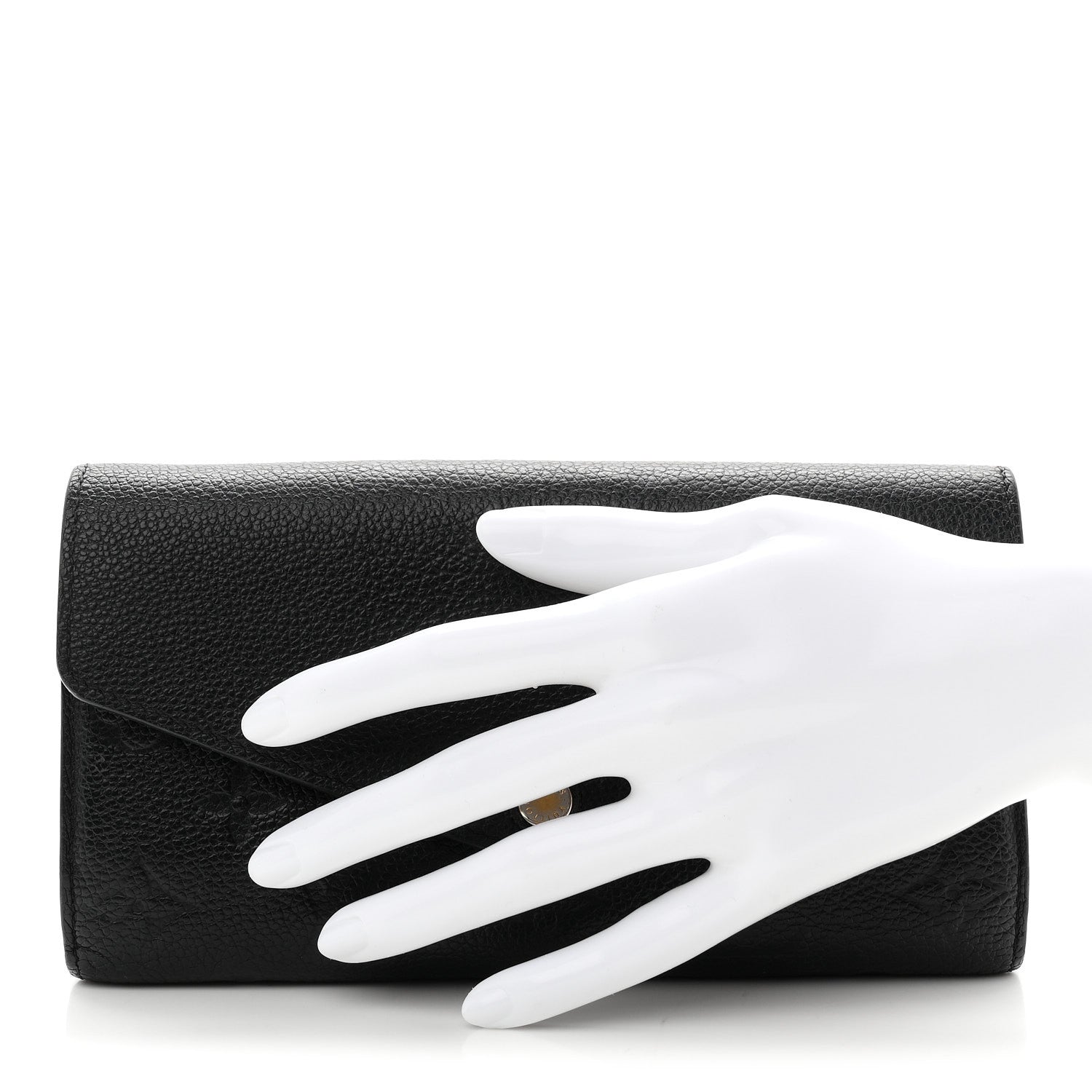 Louis Vuitton Empreinte Sarah Wallet NM Black 2 of 7