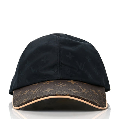 Louis Vuitton Polyester Silk Monogram LV Get Ready Cap M Black 2 of 9
