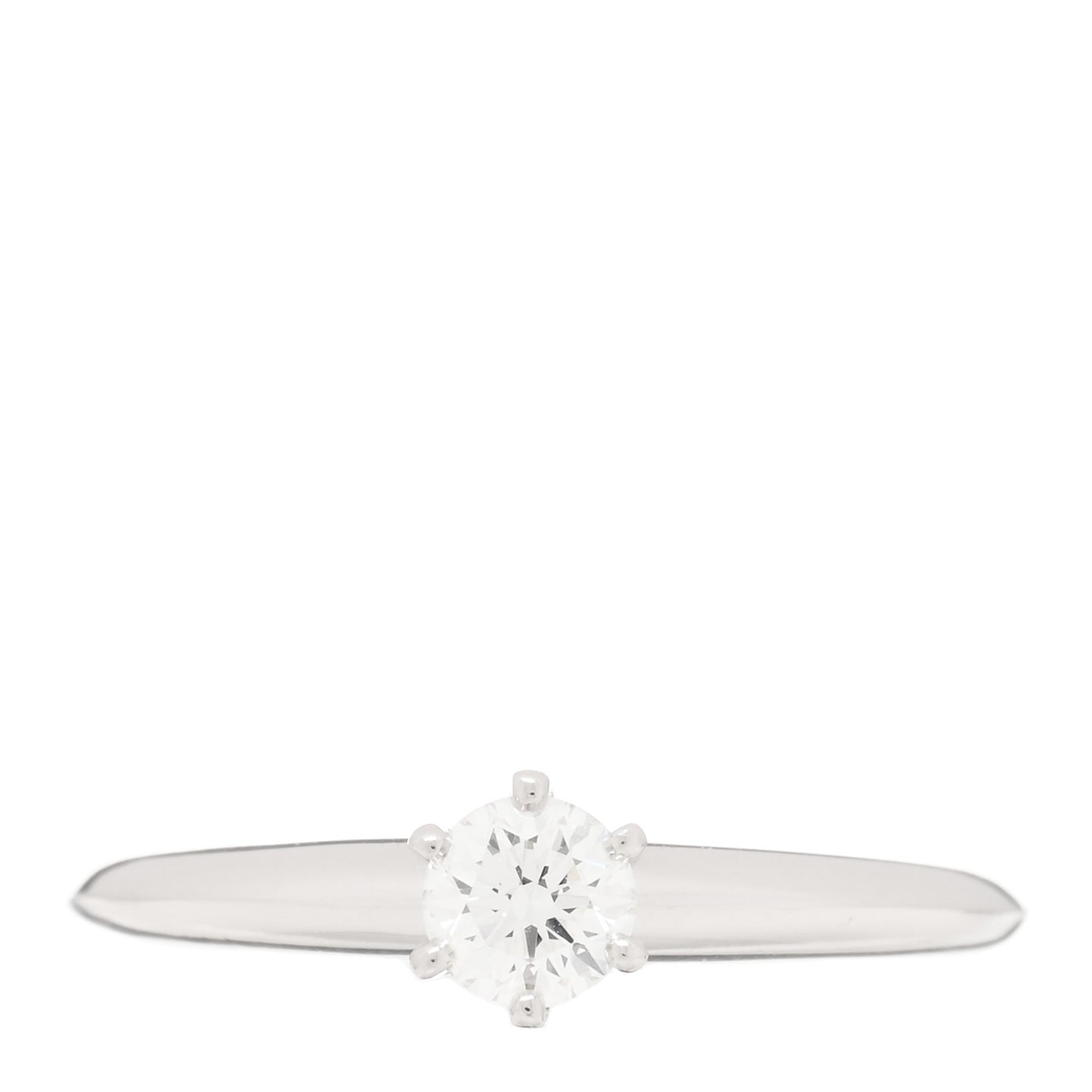 Platinum Diamond .28ct Solitaire Engagement Ring 49 5