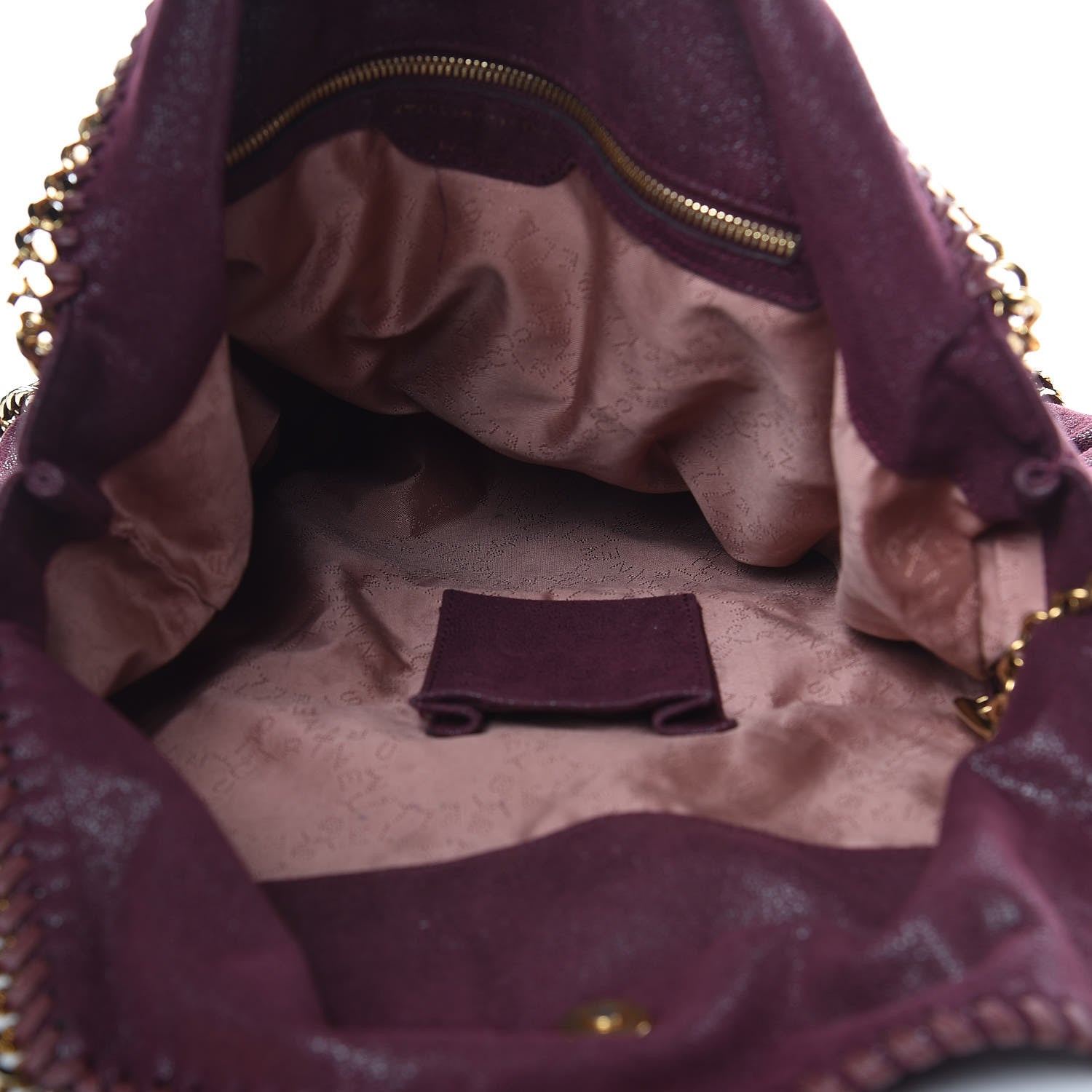Stella McCartney Shaggy Deer Big Falabella Tote Plum 5 of 10