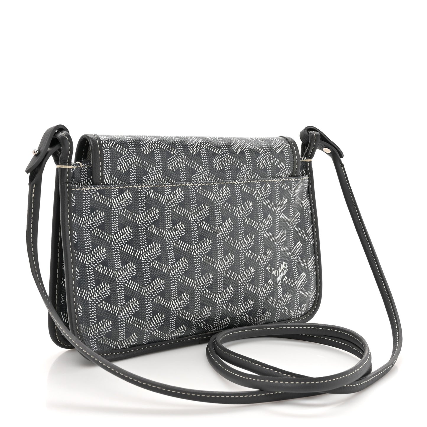 Goyardine Plumet Wallet Clutch Grey