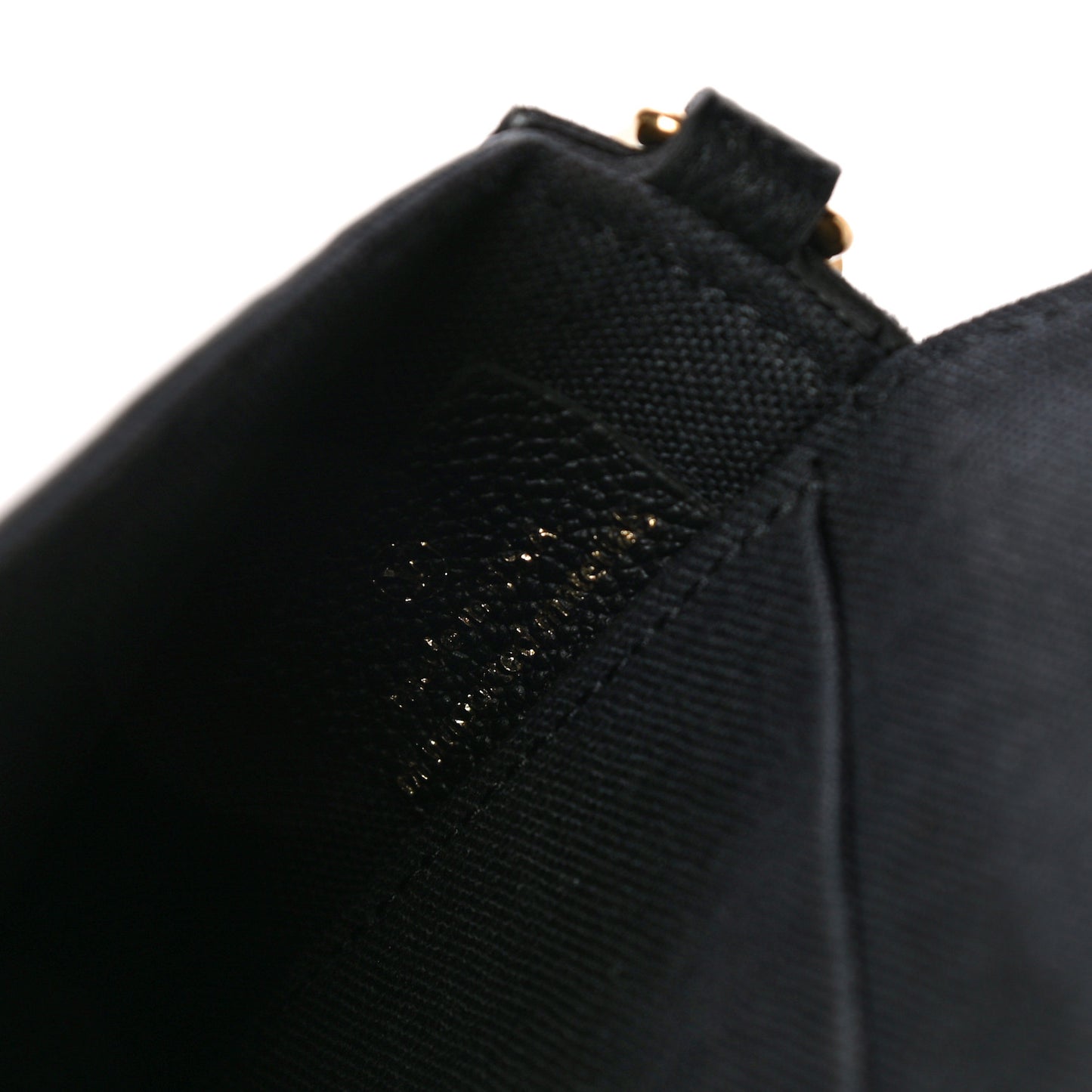 Empreinte Pochette Felicie Chain Wallet Black