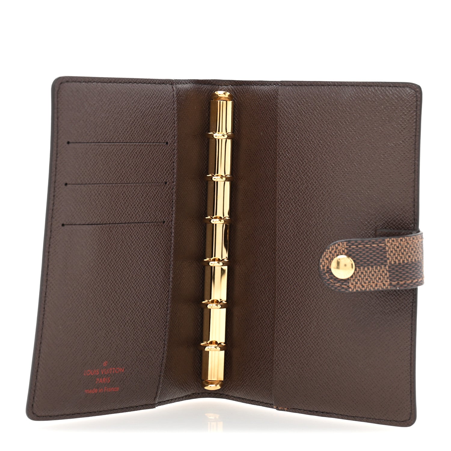 Louis Vuitton Damier Ebene Small Ring Agenda Cover 5 of 8