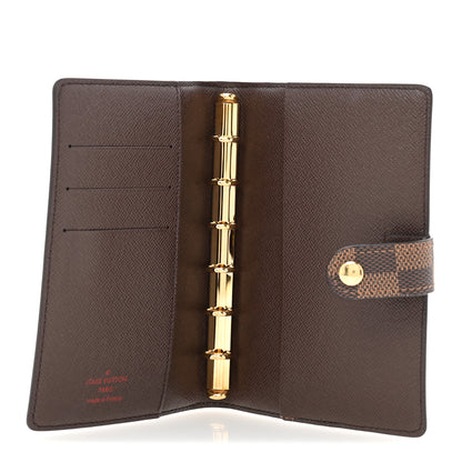 Louis Vuitton Damier Ebene Small Ring Agenda Cover 5 of 8