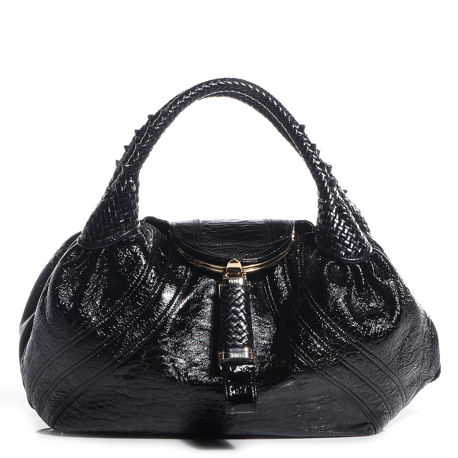 Fendi Crispe Vernice Spy Black 1 of 9